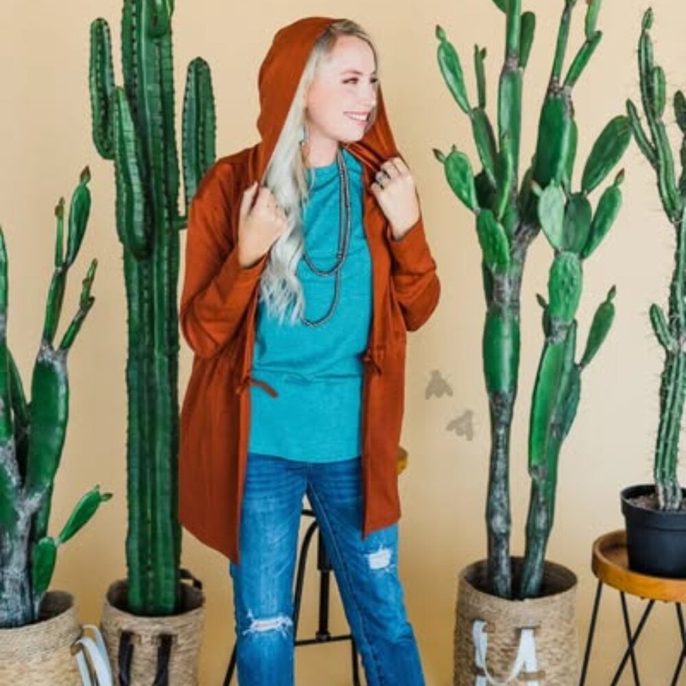 Cuddle Cardi Terracatta